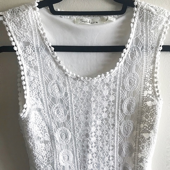 Anthropologie Solitaire Lace Crochet Dress - Picture 3 of 8